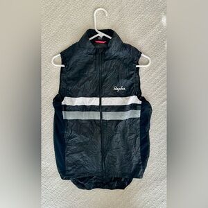 Like New! - Rapha Brevet Vest / Gilet - Black/Light Grey/White - Men’s Medium